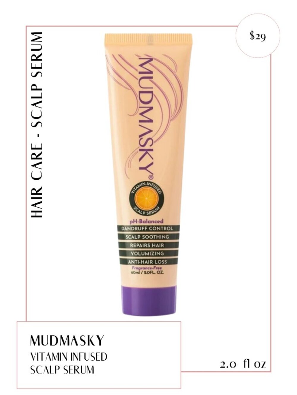 Mudmasky Vitamin Infused Scalp Serum